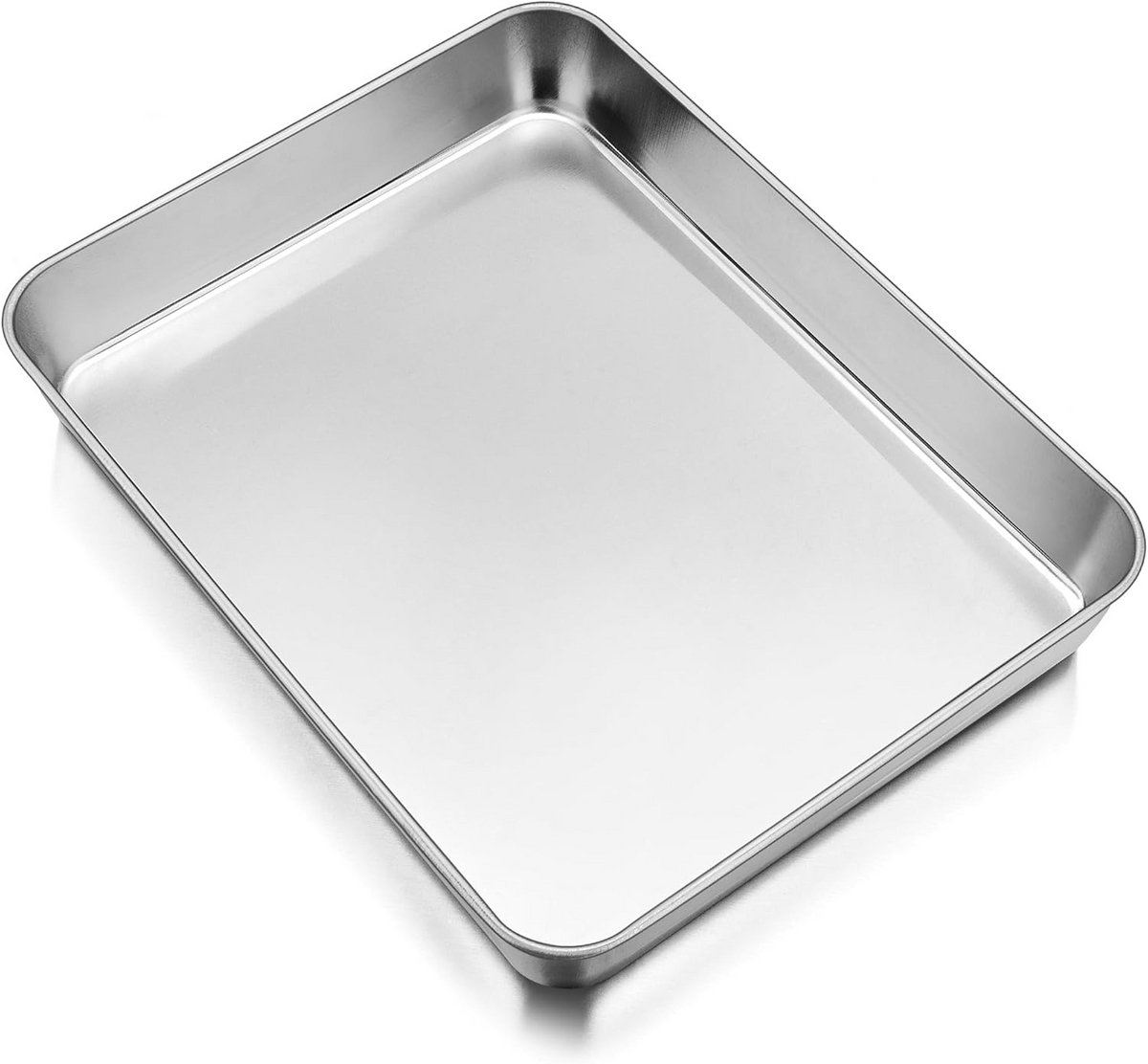 RVS Bakvorm Rechthoekig Diep - Lasagnevorm Gebak & Brownies - 26.5 x 20.5 cm