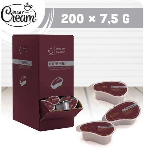 Time to enjoy koffiemelk cups - voor 1 kopje koffie - 200 x 7,5 gram