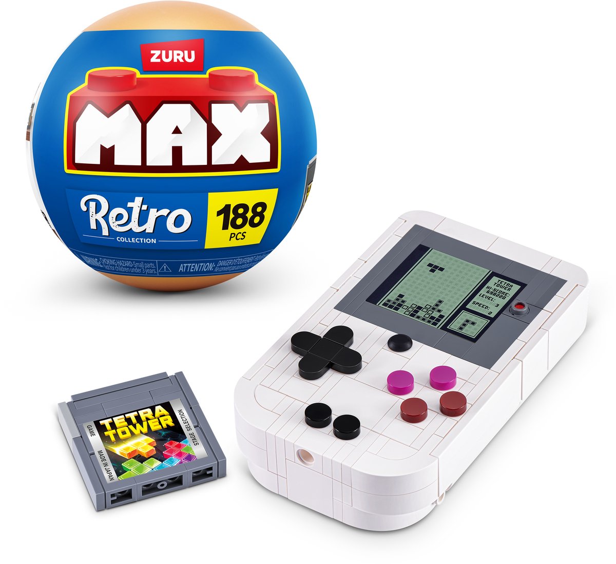 Zuru retro game boy bouwstenen speelgoed - Max bricks.