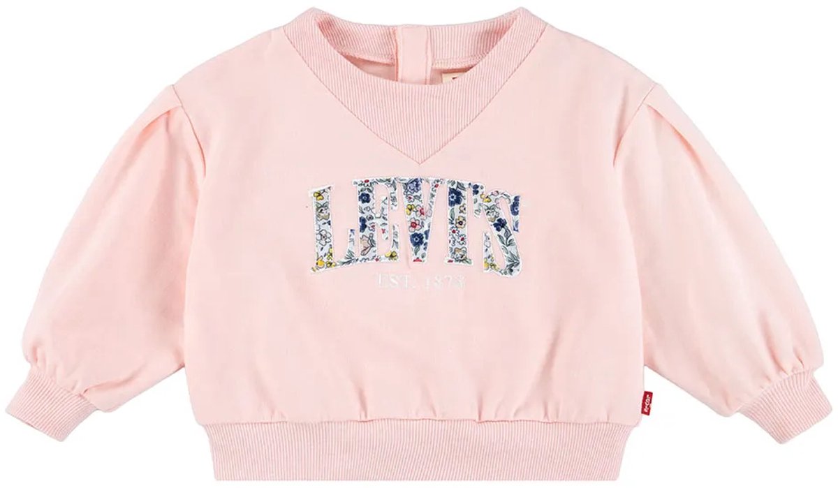 Levi´s ® Kids Pleated Slv Sweatshirt 24 Months Meisjes English Rose