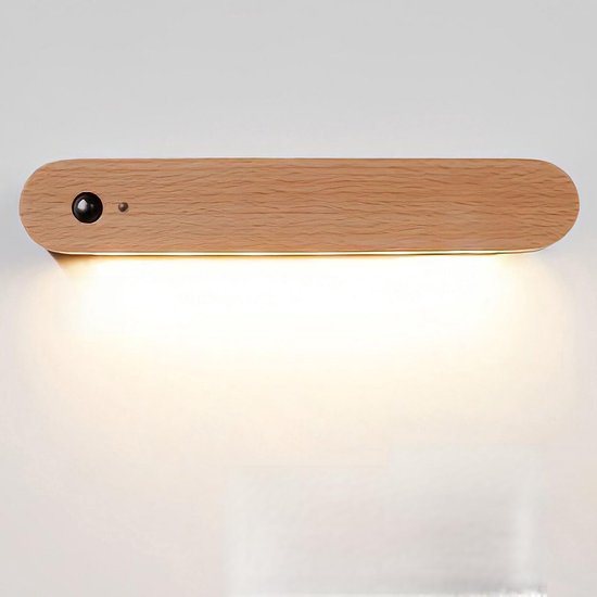 KZT LED Wandlamp met bewegingsmelder Wandlampen Moderne Wandverlichting voor binnen 16W Acryla Plafond lamp 3000K Bedlampje Nachtlamp voor Veranda Garage Hal Hotel Trap Kelder Binnenverlichting (b