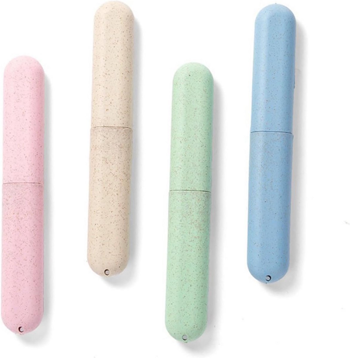 4 Stuks Draagbare Tandenborstel-Etui voor Reizen en Dagelijks Gebruik Kopen