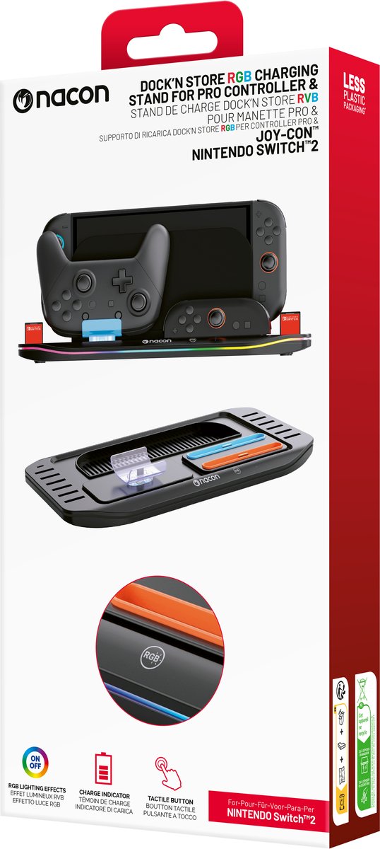 Nintendo Switch 2 - Dock'n Store Rgb-Laadstation Voor Nintendo Switch™2 Pro-Controller En 2 Joy-Con™-Controllers – foto 5