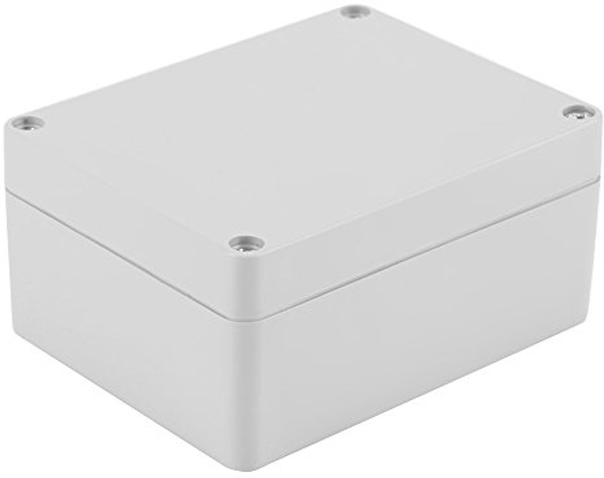 Aansluitdoos, waterdichte IP65, ABS-behuizing voor elektrische projectboxbehuizing met accessoires (115 x 90 x 55 mm)