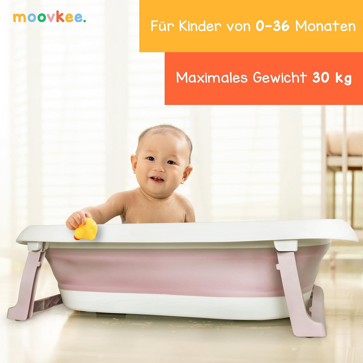 Moovkee Opvouwbare Babybadkuip 80cm thumbnail 4