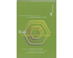 Omslag van Statistiek om mee te werken - Buijs - Statische methoden boek