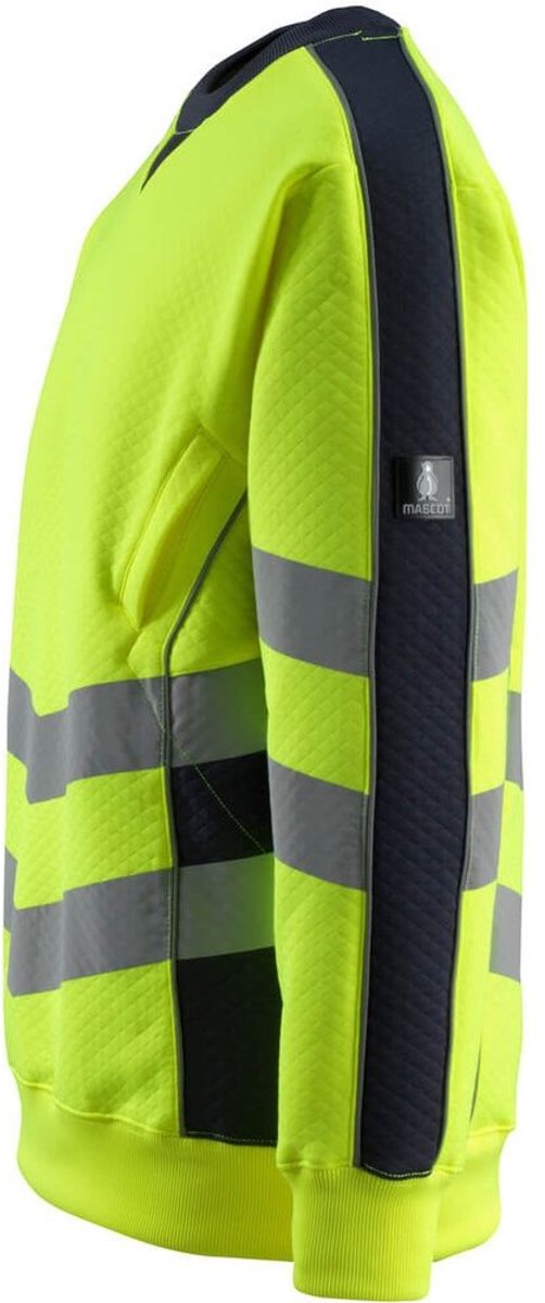 Mascot Safe Supreme Sweatshirt 50126-932 - hi-vis geel/donkermarine - S