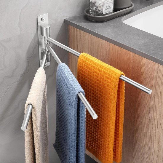 Emco System 2 2-lids draaibare handdoekhouder chroom 48.7cm 355000149