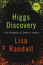 Boekomslag: 'Higgs Discovery' met de titel in groen en oranje, en 'THE POWER OF EMPTY SPACE' in wit.