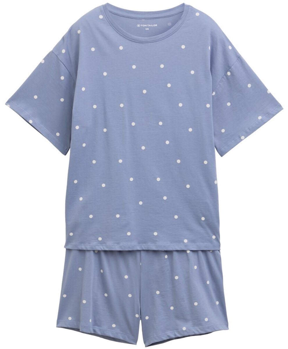 Tom Tailor Pyjamaset met stippenpatroon - blau-mittel-Punkte