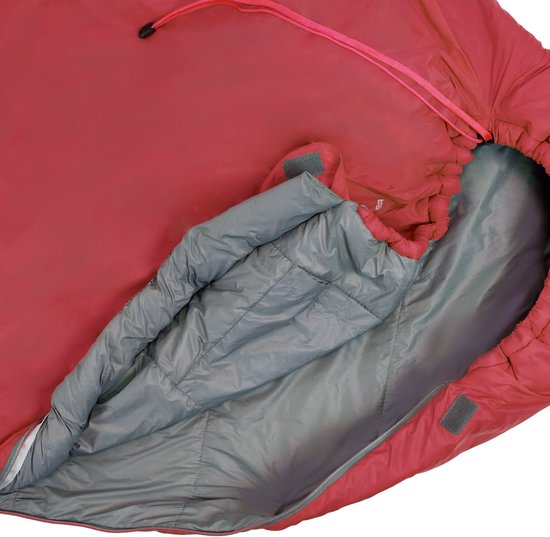 Highlander mummyslaapzak Zeta 100 Scarlet Red 10°C - Rood van Highlander — afbeelding 3