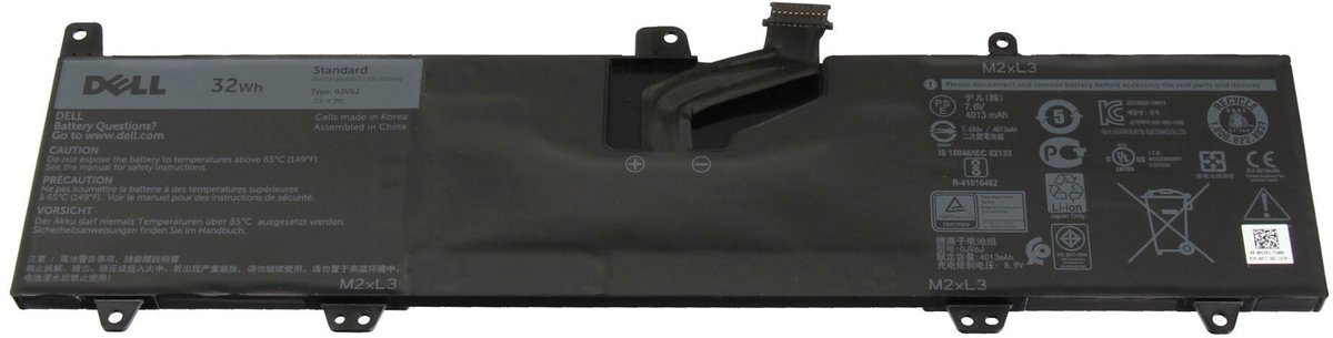 Dell 0JV6J Batterij - 32Wh