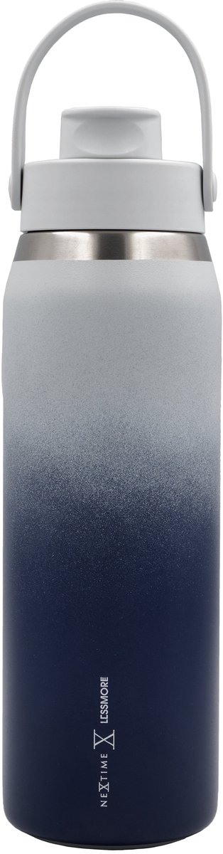 Thermische fles 710ml (24oz)-95% gerecycled roestvrij staal-Midnight Blue 'Canvas fles 24'