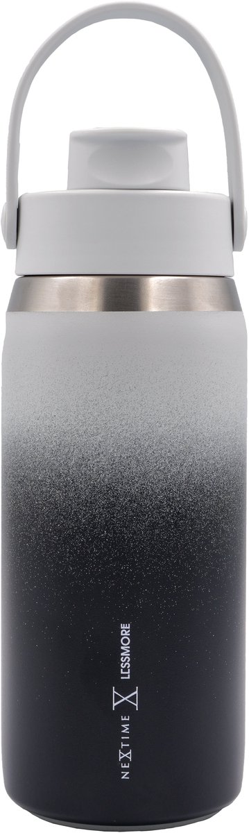 Thermische fles 473 ml (16oz)-95% gerecycled roestvrij staal - Staalgrijs 'Canvas fles 16'
