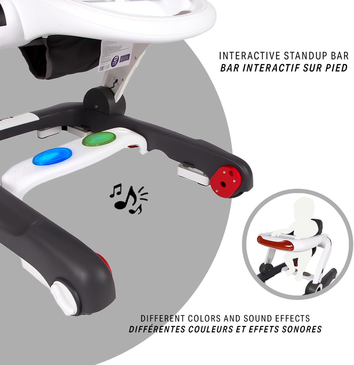 Baninni Loopstoel Vico 5-in-1 Zwart – foto 2