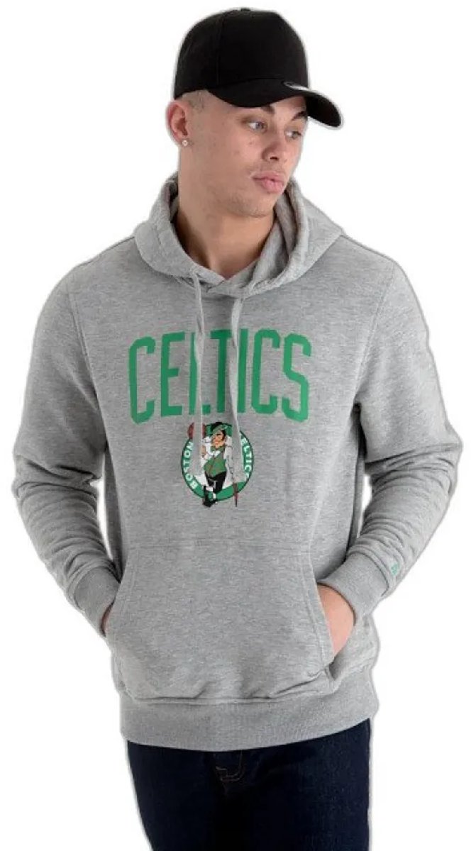 New Era Nba Regular Boston Celtics Hoodie 2XL Man Grijs