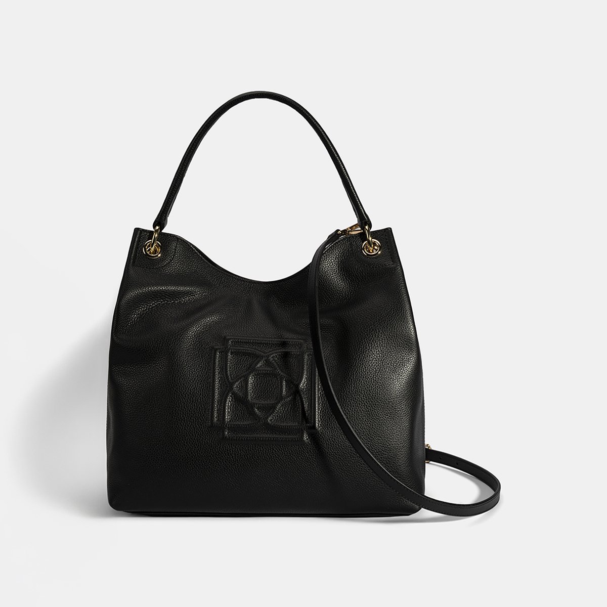 DESA Tote bag Leer Zwart Vrouwen Maat: One Size