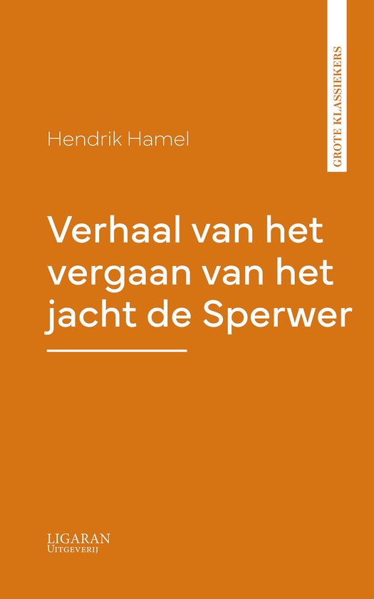 Verhaal van het vergaan van het jacht de Sperwer - cover
