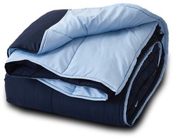 SLAAPP - Wasbaar Dekbed Zonder Overtrek - Blauw - 200 x 200 cm