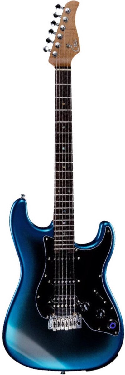 Mooer GTRS Professional 800 Intelligent Guitar P800 Dark Night elektrische gitaar met gigbag
