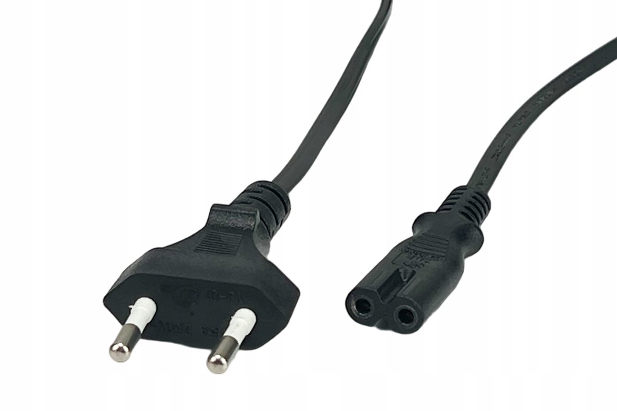 POS AC Stroomkabel C7 "Snoepje" 5m Zwart
