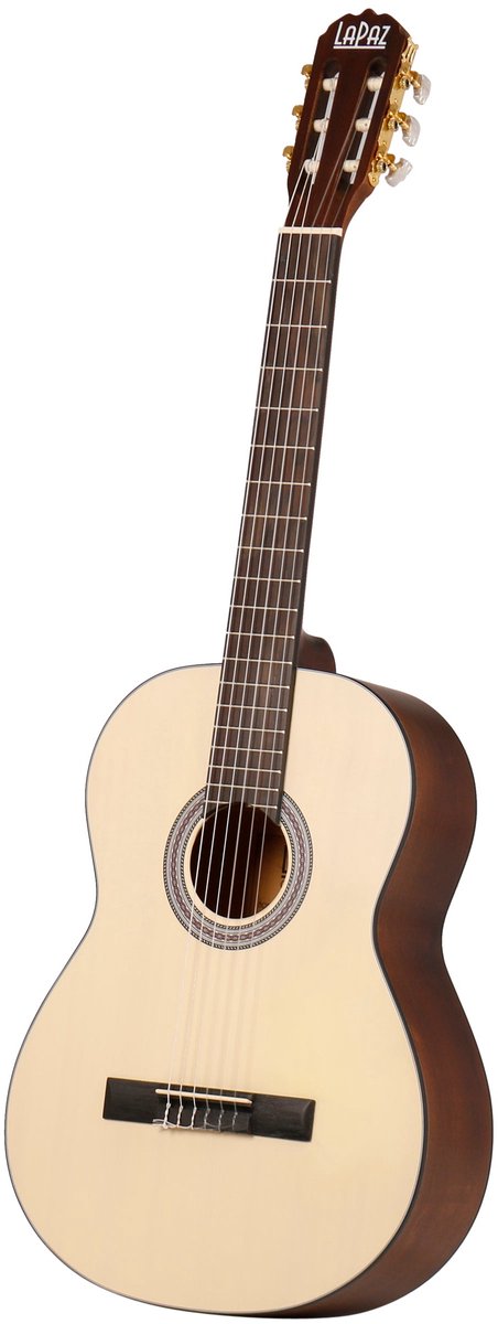LaPaz C90N klassieke gitaar met solid top