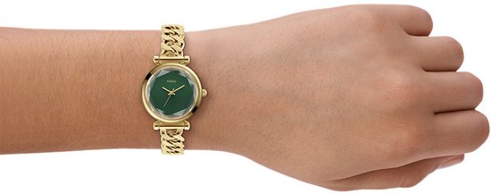 Montre femme FOSSIL CARLIE 28 mm - Couleur or