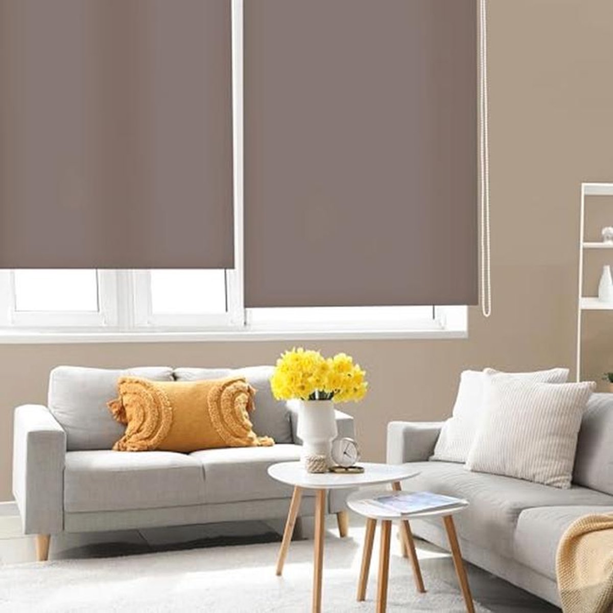 Translucent Roller Blind 80 x 175 cm - Privacy and UV Protection