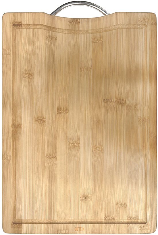 Zeller 25235 Küchenbrett aus Bambus 30 x 20 x 1,5 cm