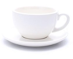 Grote Latte Art Koffiekop en Schotel - 10 oz