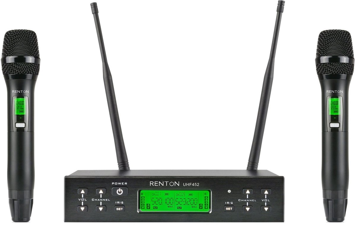 Renton Pro Wireless Microphone (2 channels)