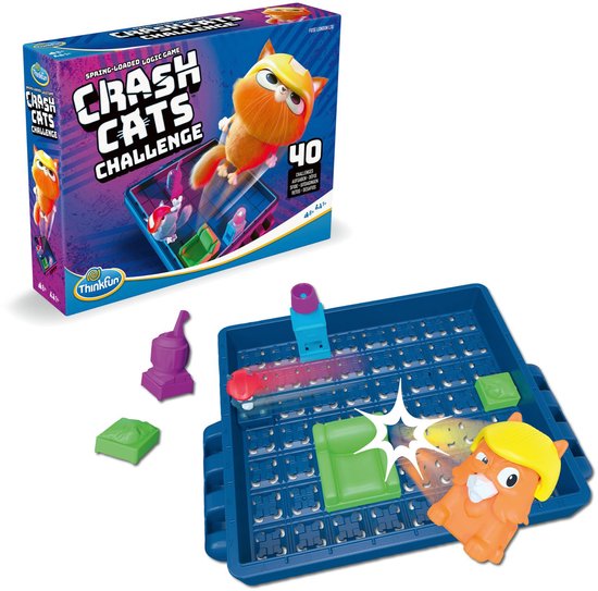 Ravensburger ThinkFun Crash Cats Challenge - Actiespel