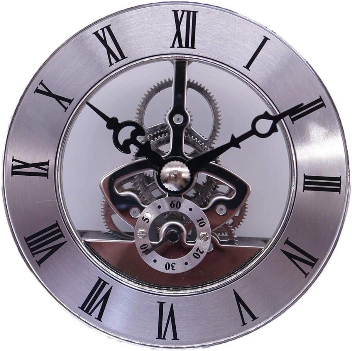 Transparante Skeleton Klok Inserts - Inbouwklok Kwarts Uurwerk - Tafelklok Hoge Kwaliteit Europese Stijl - DIY Klok