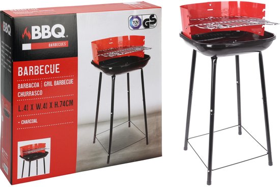 BBQ/Houtskoolbarbecue - Half Open - 85 cm van MAXXgarden — afbeelding 3