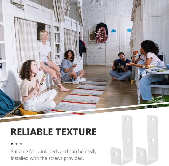 RV stapelbed ladder stapelbed ladder met 4 haken appartementen hefbed camper slaapkamer tieners camper stapelbedden vervangbare zilveren opstapladder (maat: groot