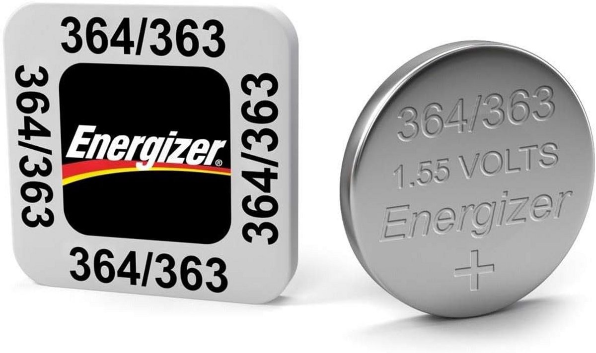 Energizer 363/364-1 zilver-oxide knoopcelbatterij 1,55 V (SR621)
