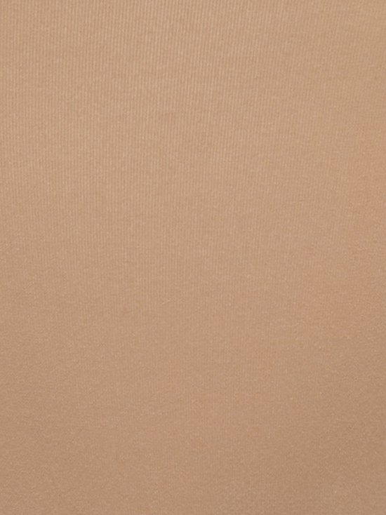 Textuurdetail van lichtbruine stof.