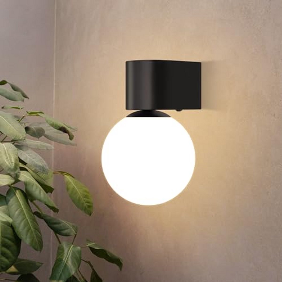 Moderne wandlamp zwart-wit voor woonkamer en badkamer met G9-aansluiting