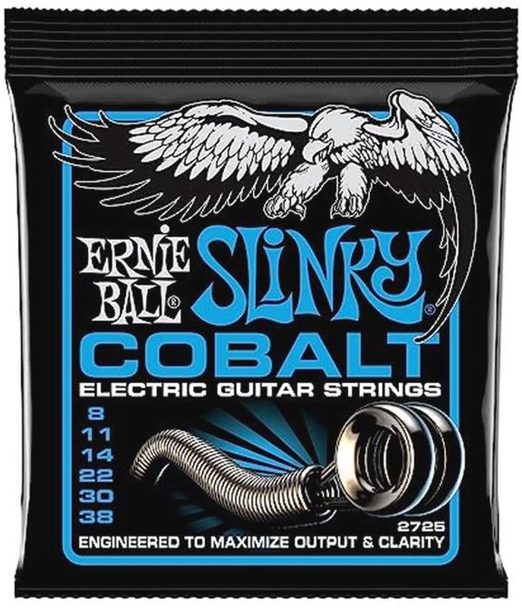 Extra Slinky Cobalt Snaren voor Elektrische Gitaar - 8-38 Gauge