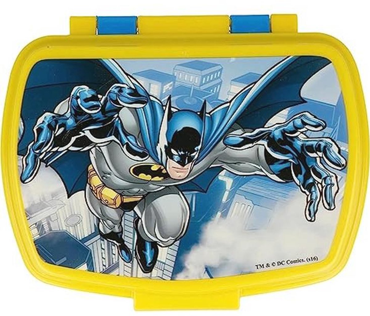 Broodtrommel voor kinderen - Sandwichbox met Batman design