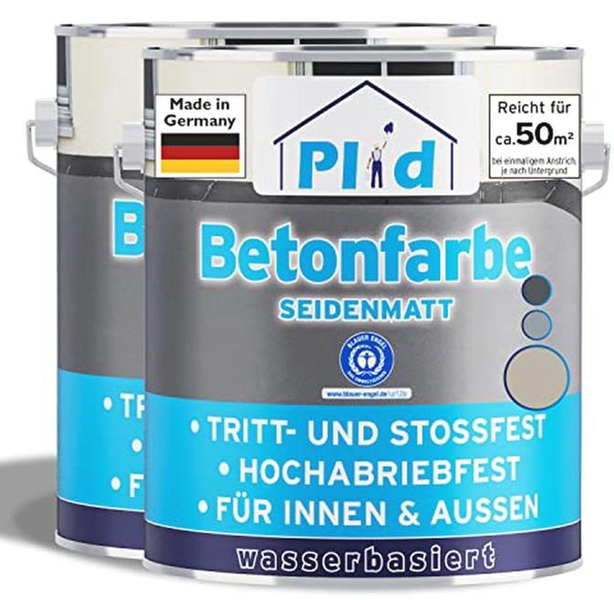 Premium betonverf voor vloeren - Kiezelgrijs 5L