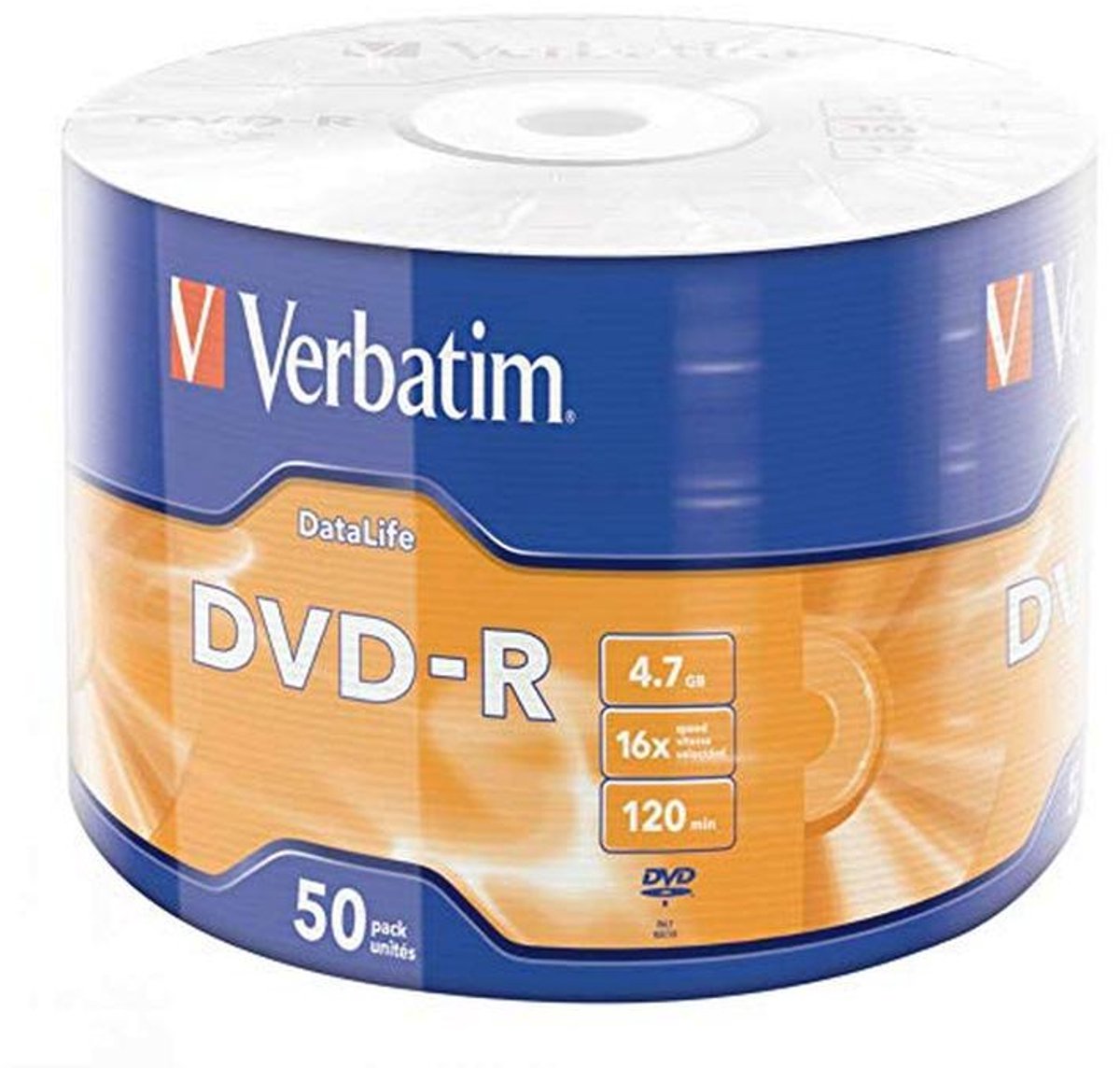 DVD-R 16x 4,7 GB 50 stuks - Beschrijfbare DVD's met krasbescherming en lange levensduur
