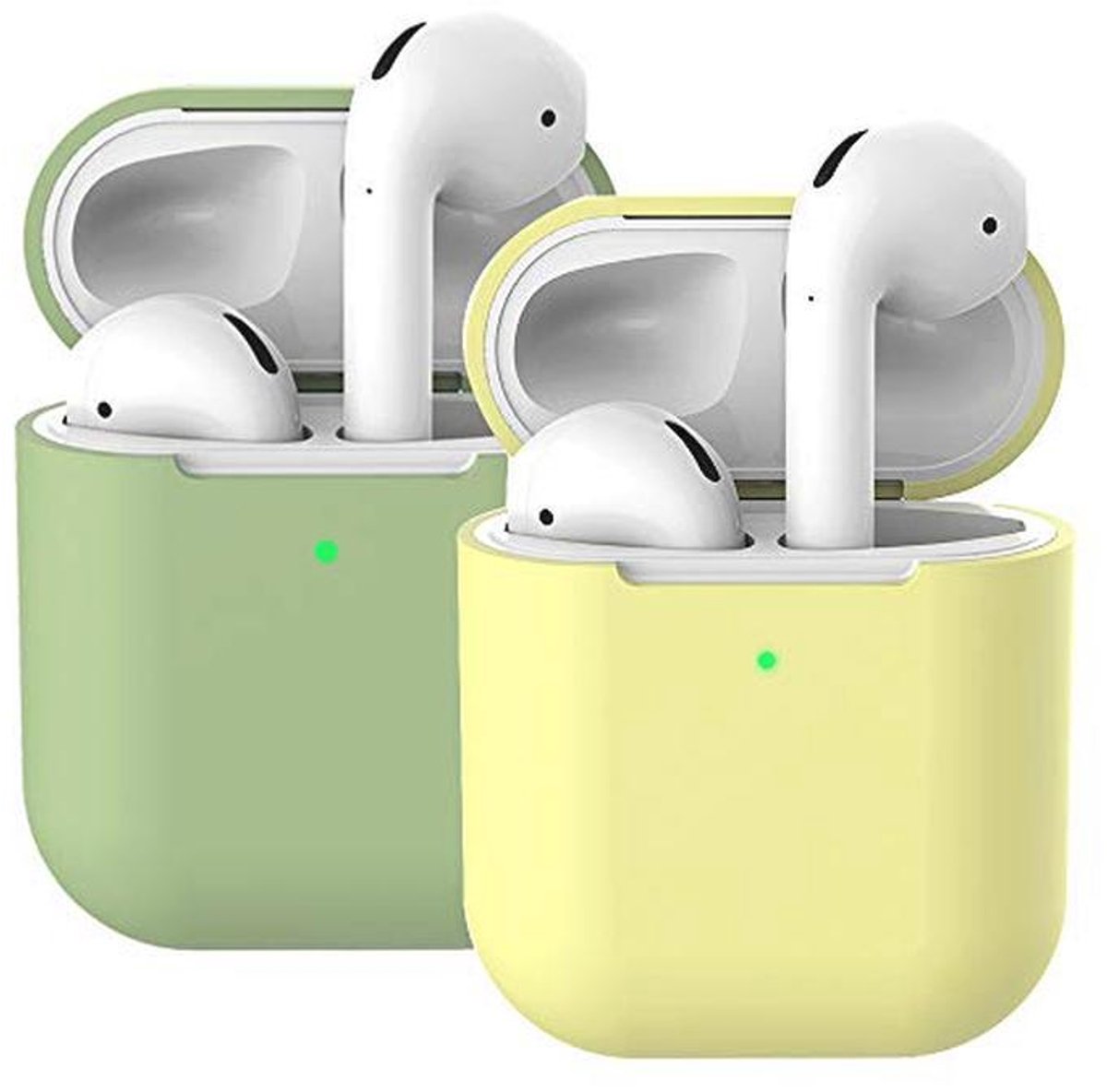 Compatibele Siliconen Hoes voor AirPods - 2 Pack