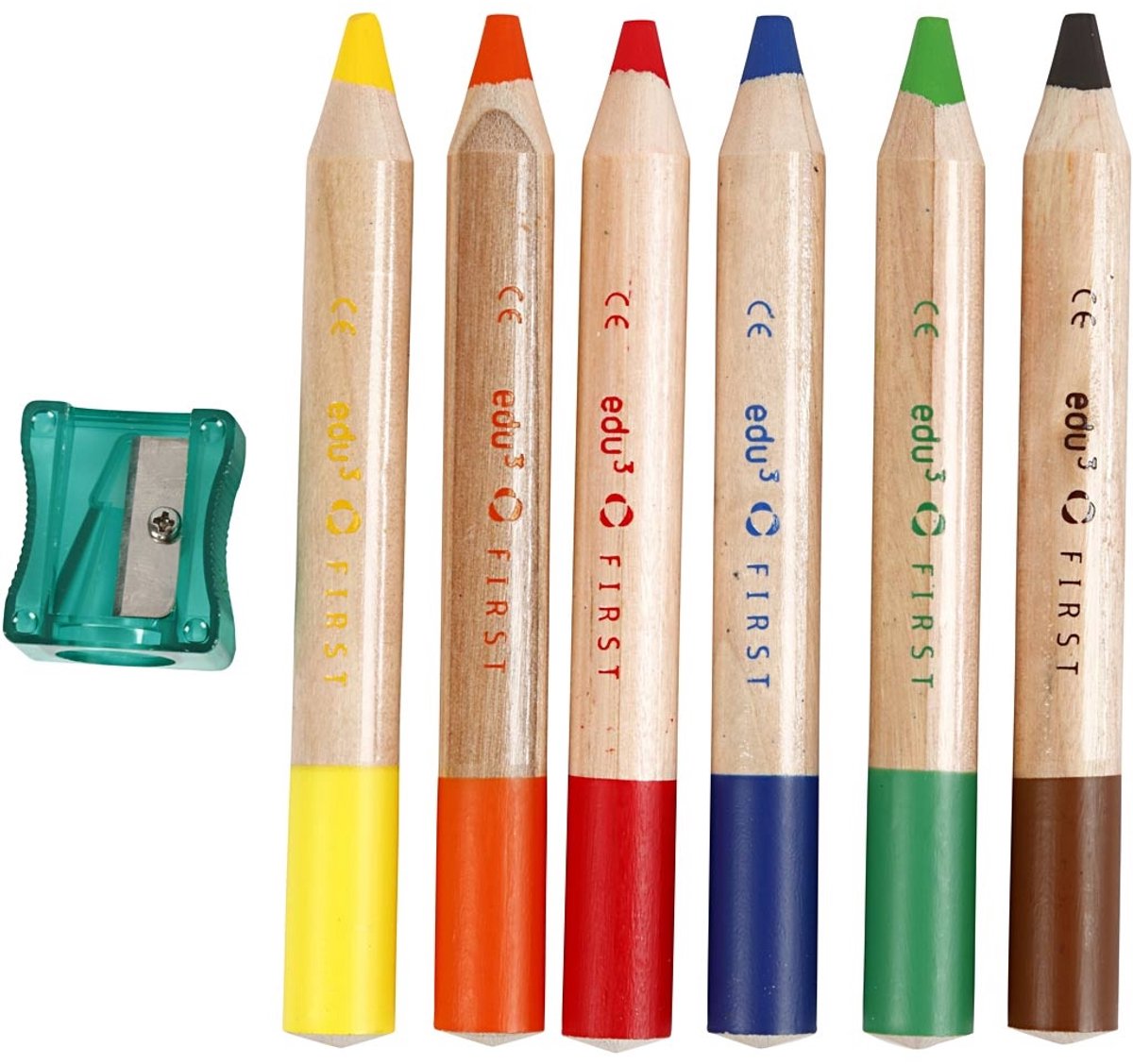 EDU FIRST, dikte 13 mm, vulling 8 mm, 6 stuk/ 1 doos