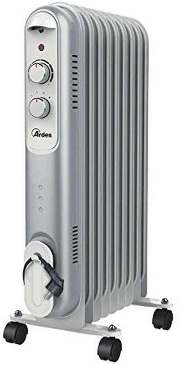Oliekoeler met 9 verwarmingselementen, 2000 W – Radiator met thermostaat en indicatielampje voor optimale temperatuur