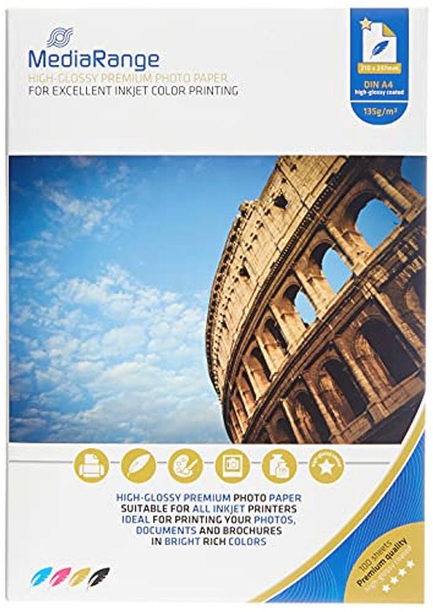 Fotopapier voor Inkjetprinters 210 x 297 mm Hoogglanzend 135 g - 100 Vellen
