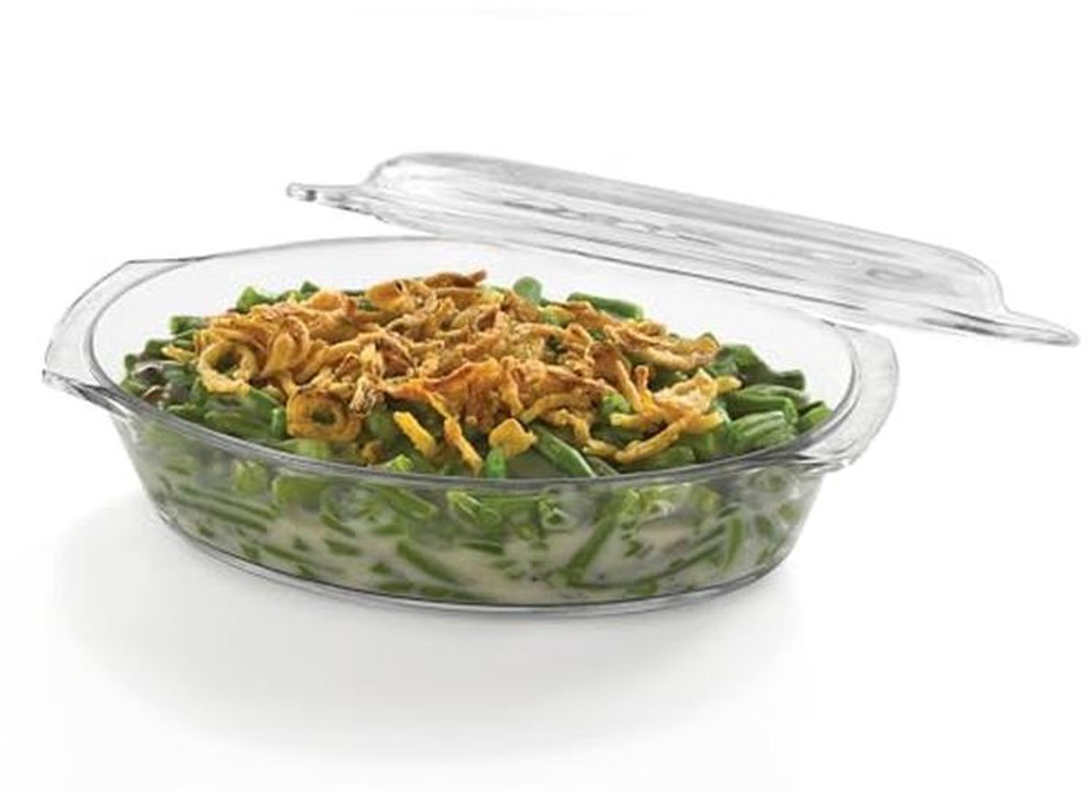 Ovale ovenschaal met deksel 1,6 liter - Perfect voor bereiden en serveren