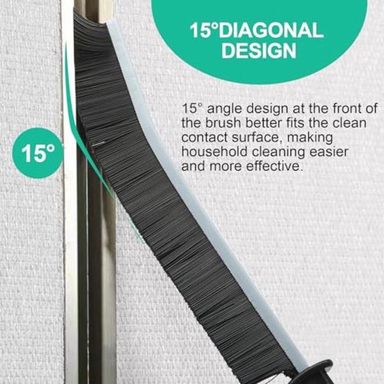 Voegenreinigingsborstel, harde haren, hoekreinigingsborstel, 6 stuks, reinigingsborstel voor badkamer, toilet, keuken, ramen, deurgroeven voegen, multifunctioneel reinigingsgereedschap — afbeelding 5