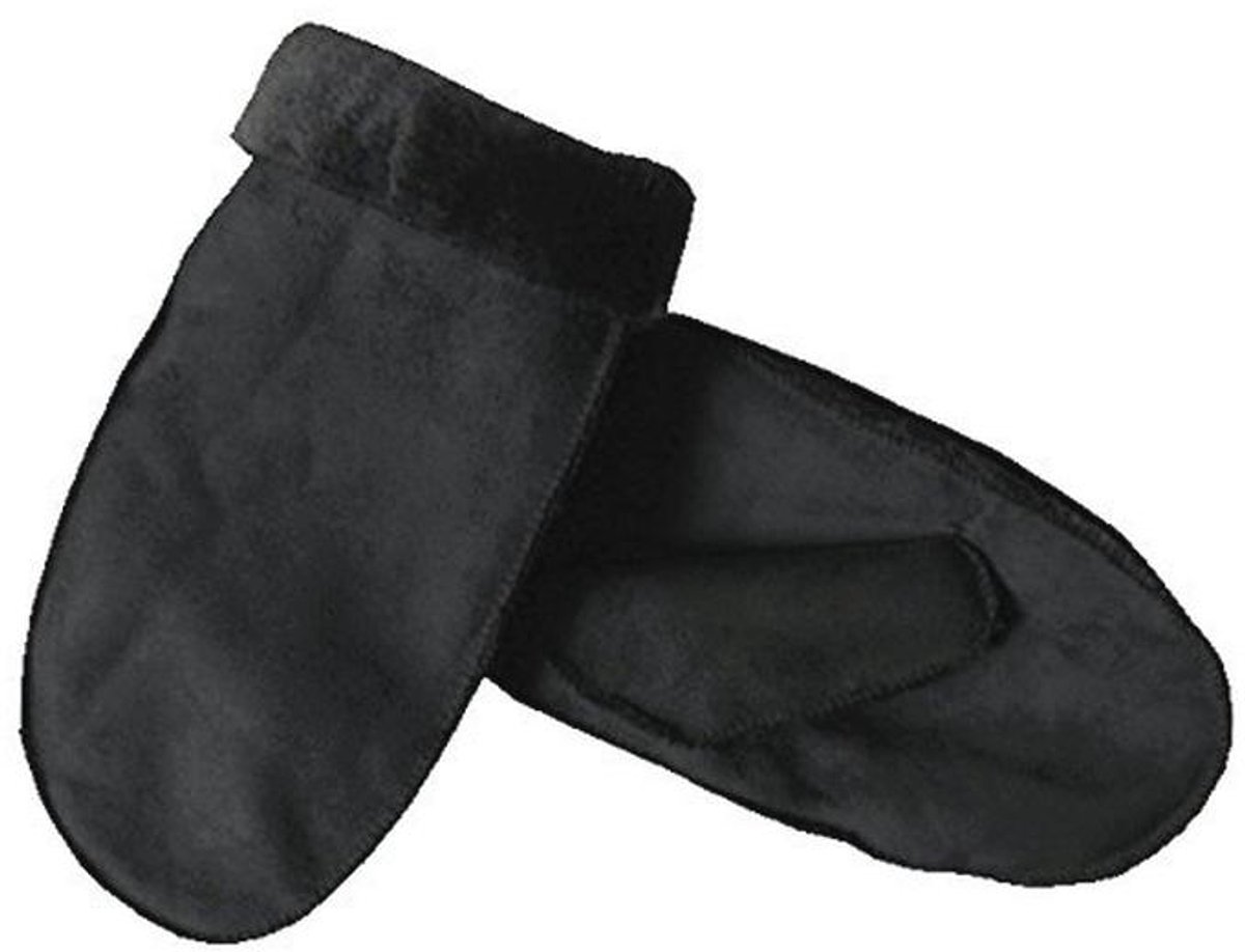 Warm Fist Gloves van Microfiber Velour met Fluffy Bontvoering - Verkrijgbaar in 3 Kleuren en Maten S - L