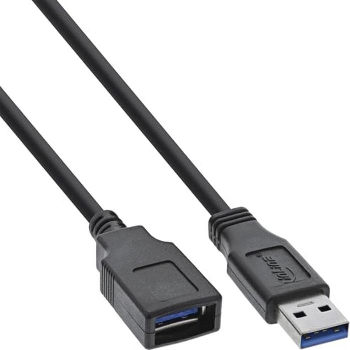 USB 3.0 Verlengkabel 0,5 m - Zwart